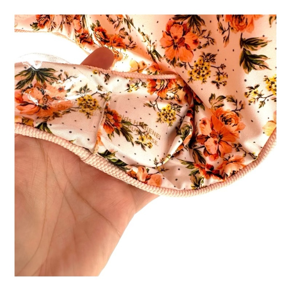 Maaji | NWOT S Small Pink Floral Swim Bottoms Bikini - Picture 4 of 11